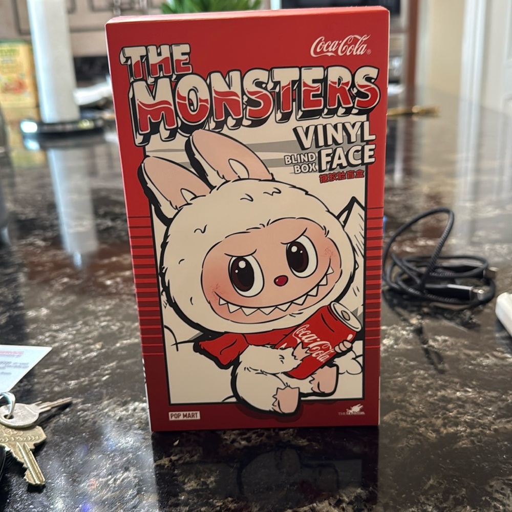 Labubu Coca-Cola - Opened Box (Holding Coke Can)